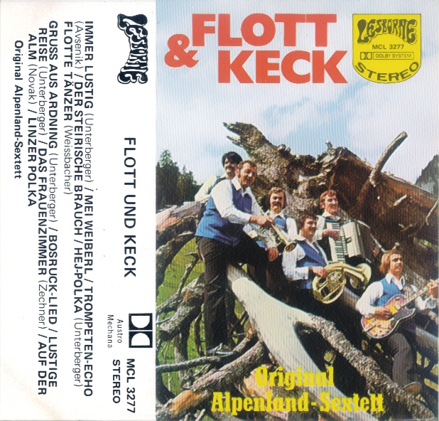 1973: Alpenland-Sextett_erste Kassette_Flott und keck